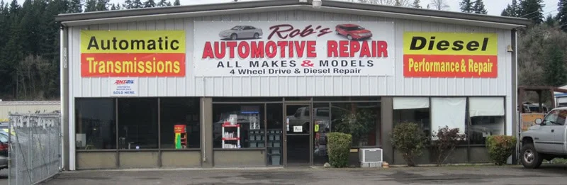 Rob's Automotive Repair Center storefront in Clackamas, Oregon